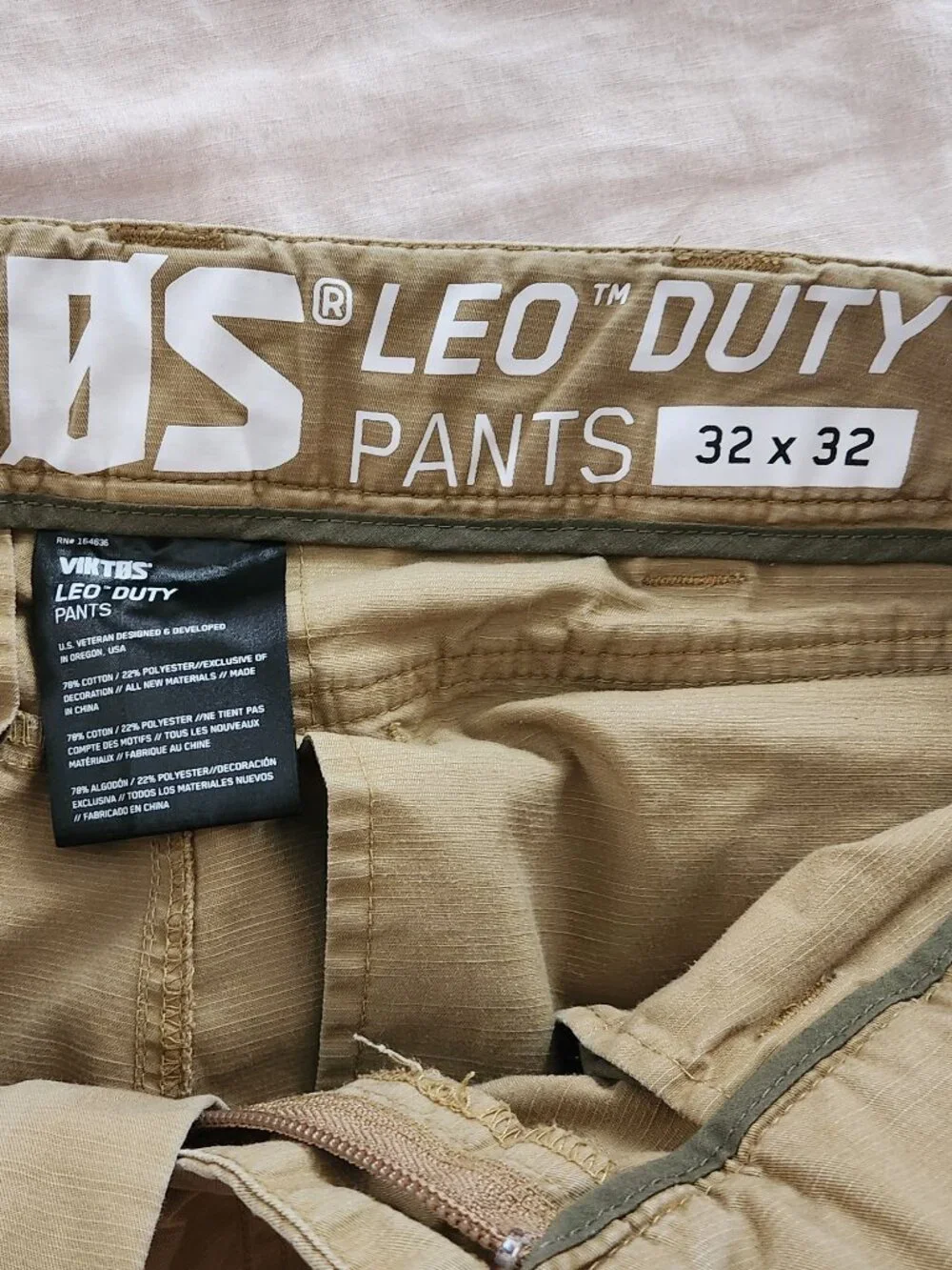 Viktos LEO DUTY Pants Men's 32x32 Tan